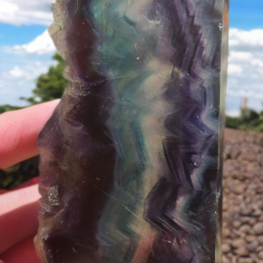 Rainbow fluorite beautiful colour