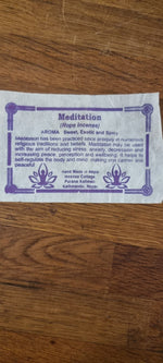 Handmade Tibetan Meditation Rope Incense from Nepal - Purify / Smudging / Aura & Space Cleanse