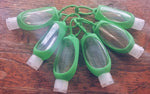 30ml/50ml Empty Plastic Bottles Travel  with Caps{6 IN TOTAL] Clip Hook for Hand Gels &L Lotion UK DEAL BUY 5 RECEIVED ONE FOR FREE!!!