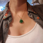 Laughing Buddha Jade Necklace I Wealth & Balance