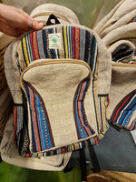 Himalayan Hemp Hippie Bag / Organic Rucksak / Backpack / Laptop Bag